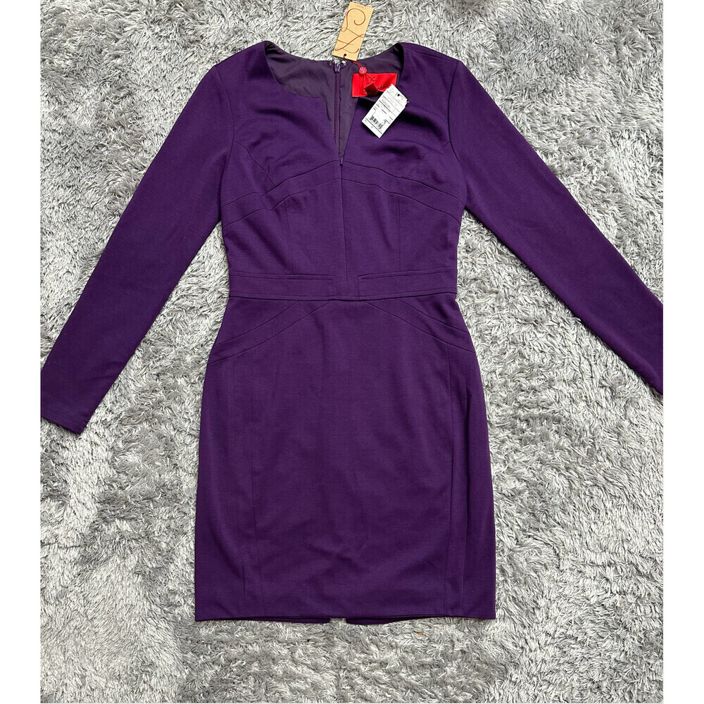 Z Spoke by Zac Posen Women's Purple Casual knee length Dress 6